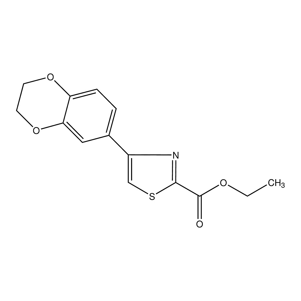 Merck Ethyl 4-(6-benzodioxane)thiazole-2-carboxylate
