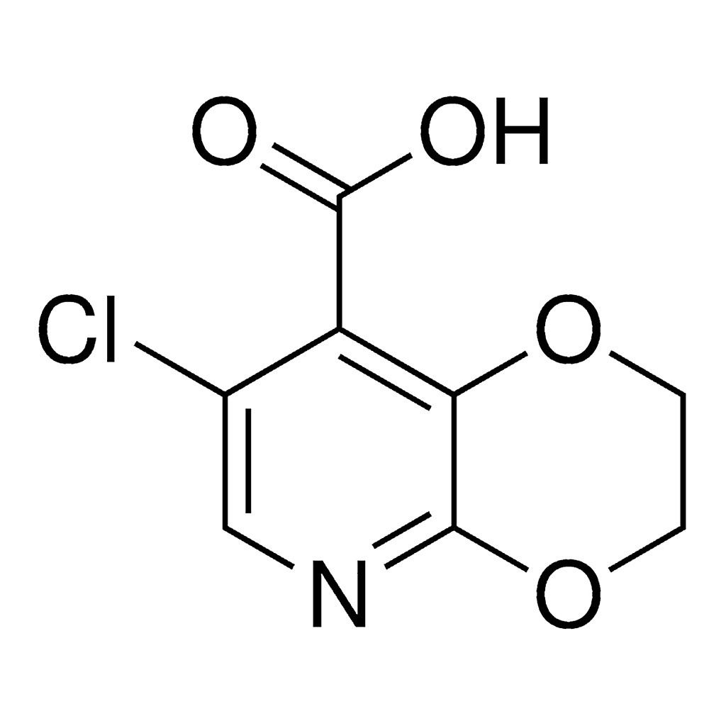 Merck 7-Chloro-2,3-dihydro-[1,4]dioxino[2,3-b]pyridine-8-carboxylic acid