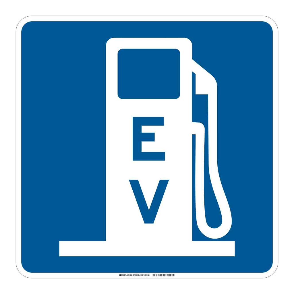 Brady Electric Vehicle Charging Station Picto Sign
