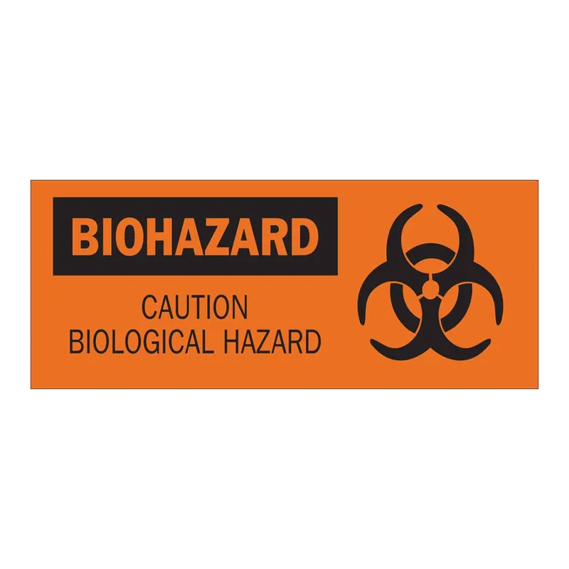 Brady BIOHAZARD Caution Biological Hazard Sign