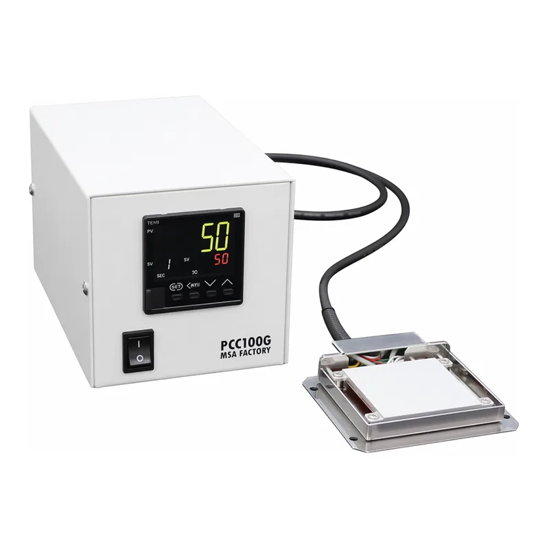 AS ONE Thin Hotplate (with Temperature Controller) (Max. Temperature 150℃), 박형 핫 플레이트 (온도컨트롤러 부속) (최고온도 150℃)