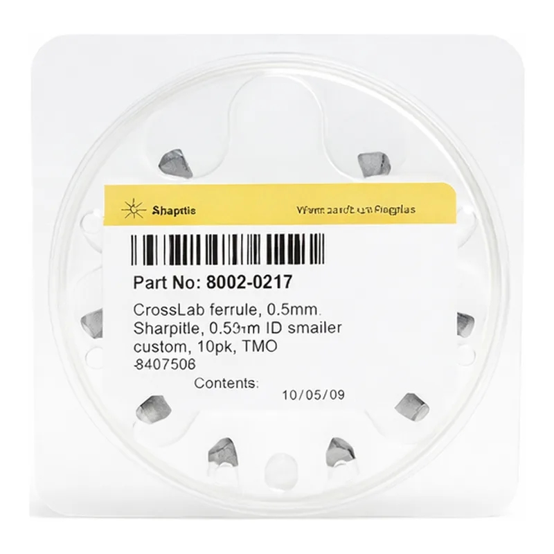 Agilent Ferrule 0.8mm Graphite 0.53 col 10pk TMO