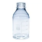 Merck Pyrex Media-Lab Bottles, with-out cap and pouring ring, with printed trace code