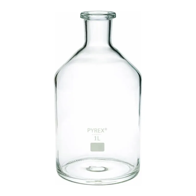 Merck Pyrex Reagent bottles, unground narrow neck