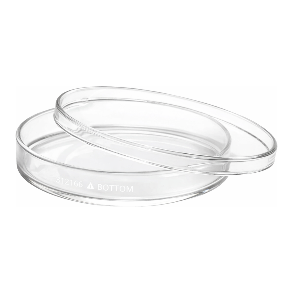 Merck Pyrex petri dishes