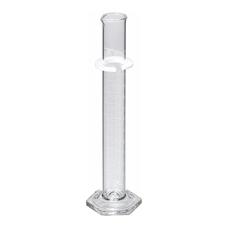 Merck Pyrex single metric scale graduated cylinder, calibrated to deliver
