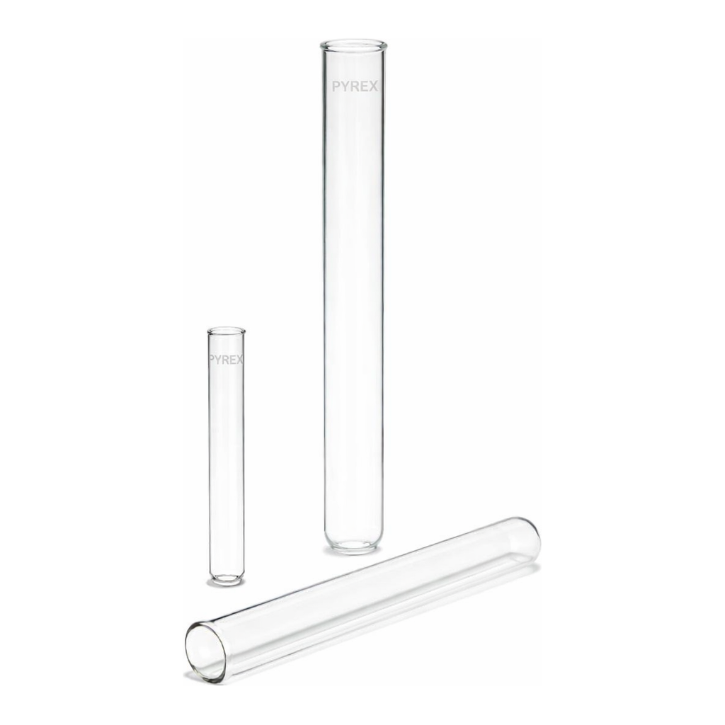 Merck Pyrex Test tubes, without rim, medium wall