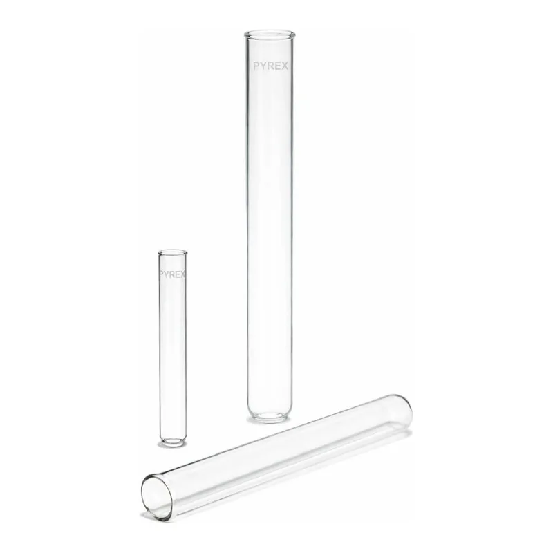 Merck Pyrex Test tubes, without rim, medium wall