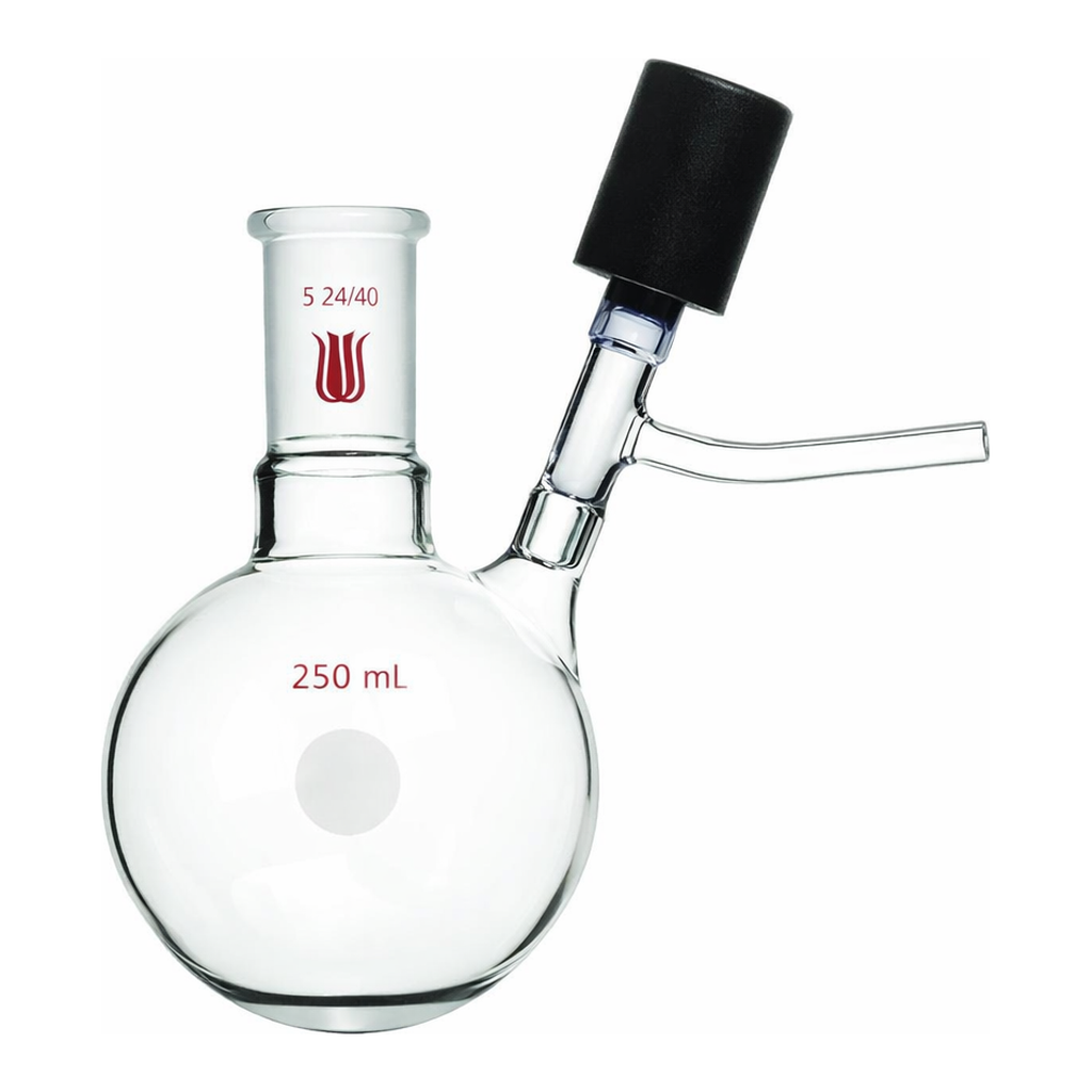 Merck Synthware reaction flask with high vacuum valve