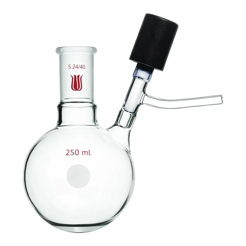 Merck Synthware reaction flask with high vacuum valve