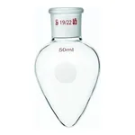 Merck Synthware pear shaped flask