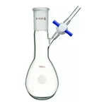 Merck Synthware pear-shaped Schlenk flask with stopcock