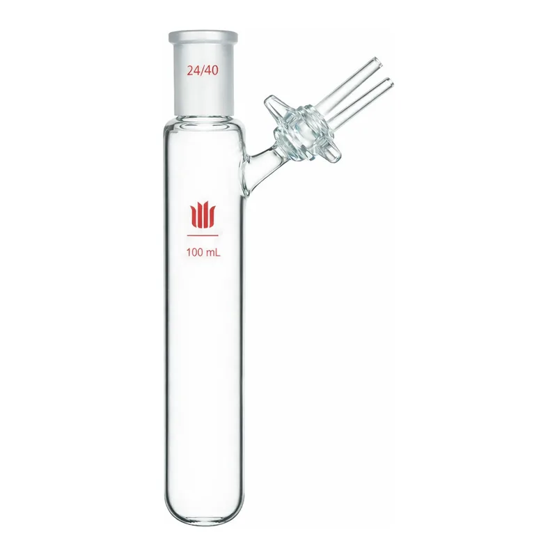 Merck Synthware reaction tube with glass stopcock