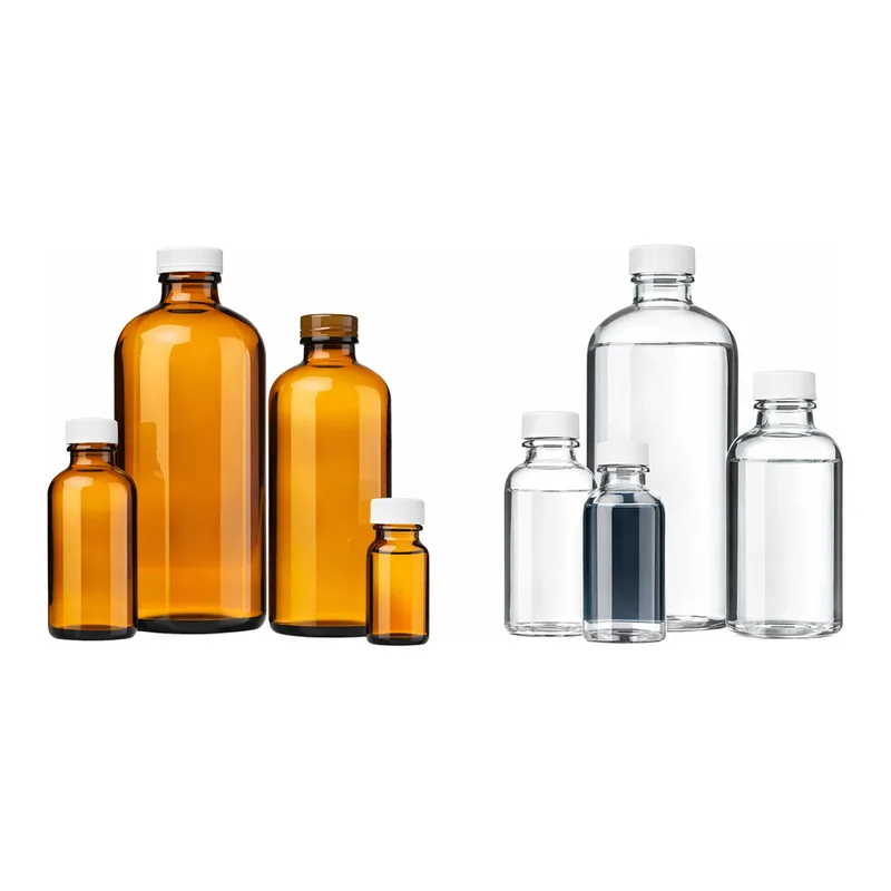 Merck Wheaton narrow mouth bottles with caps