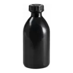Merck BRAND amber narrow-mouth bottle, LDPE, with screw cap