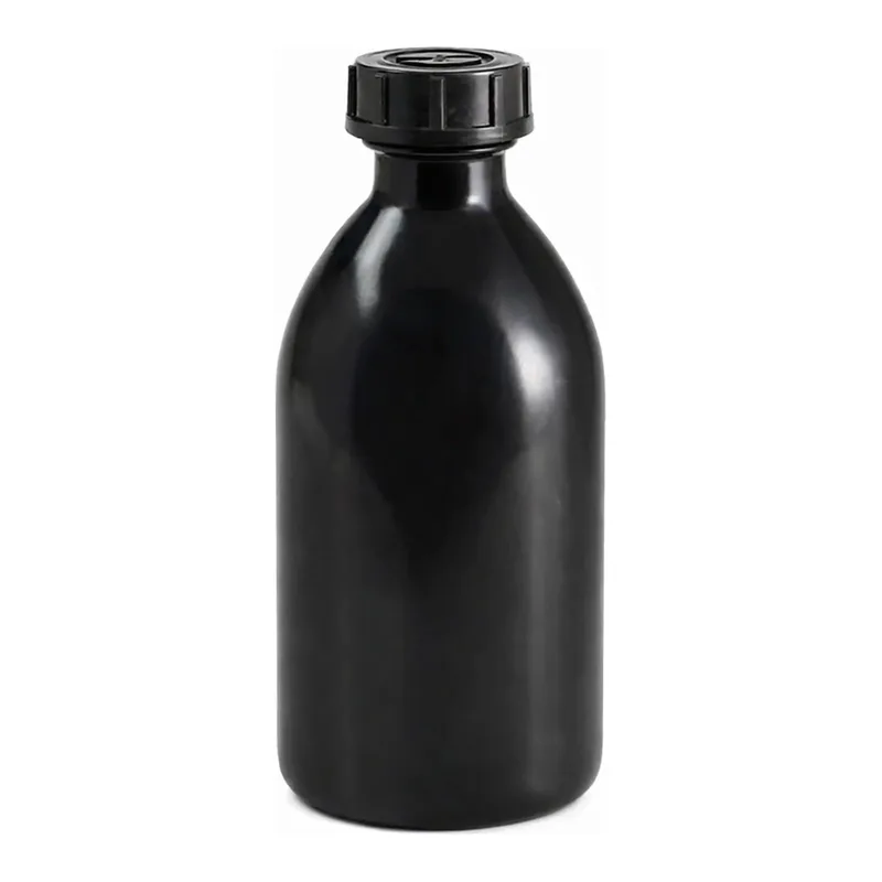 Merck BRAND amber narrow-mouth bottle, LDPE, with screw cap