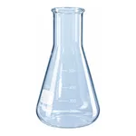 Merck BRAND Erlenmeyer flask with beaded rim and graduation, wide mouth