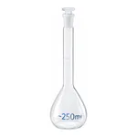 Merck BRAND BLAUBRAND volumetric flask, glass stopper, clear glass
