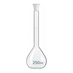 Merck BRAND BLAUBRAND volumetric flask, PP stopper, clear glass