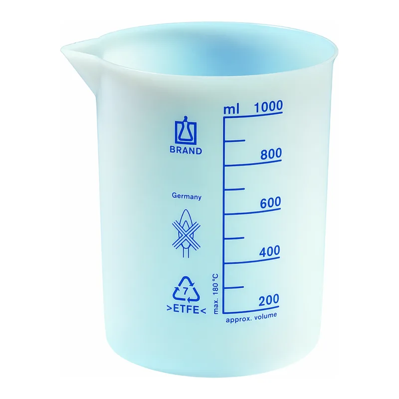 Merck BRAND ETFE beaker with spout, low form