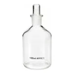 Merck Corning narrow mouth reagent bottle with Pyrex ST stopper