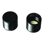 Merck Corning phenolic cap with white rubber liner