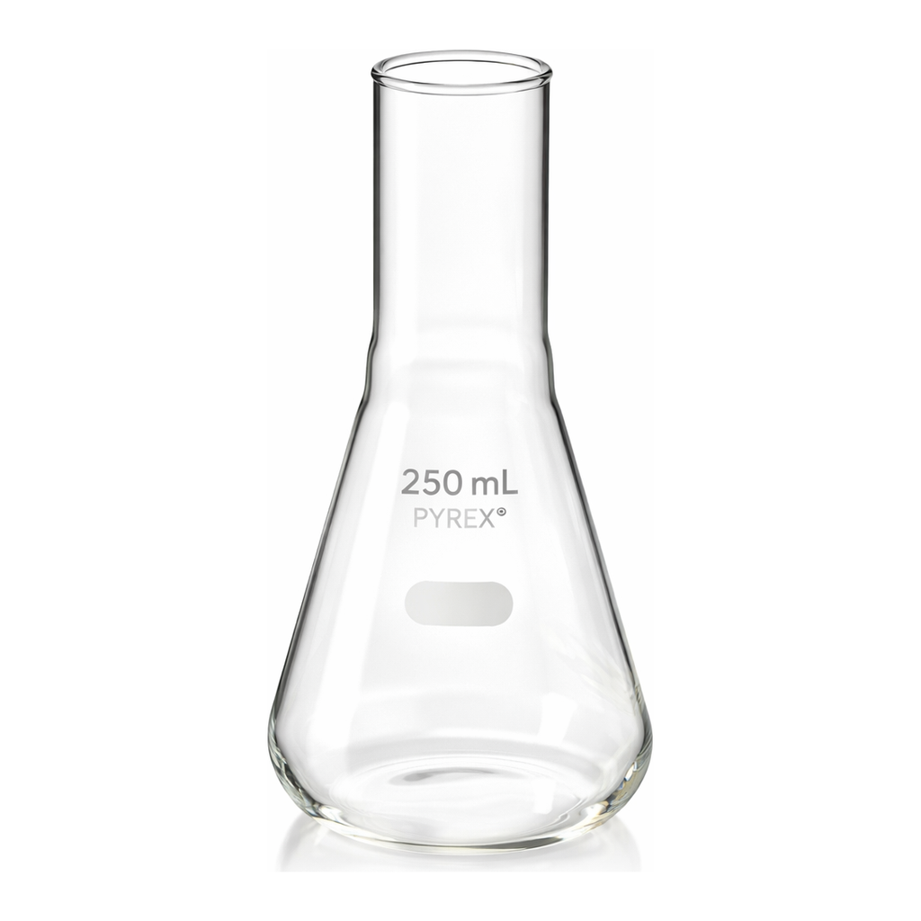 Merck Pyrex baffled shaker flasks