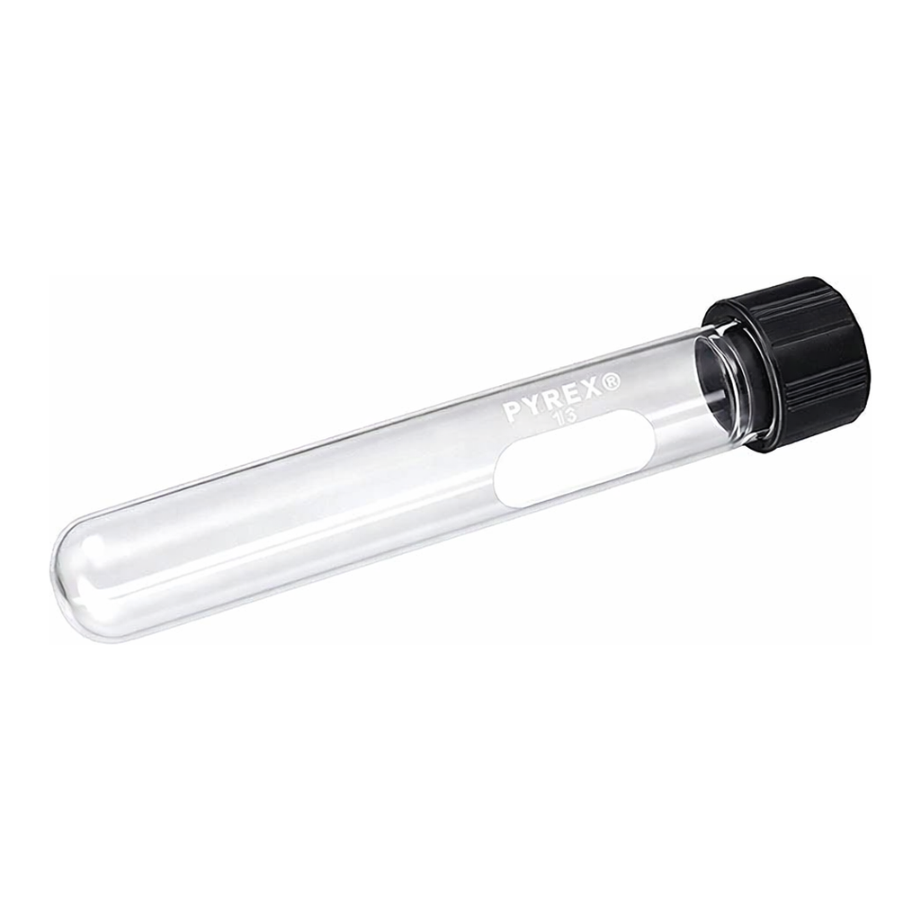 Merck Pyrex culture tubes with screw-cap