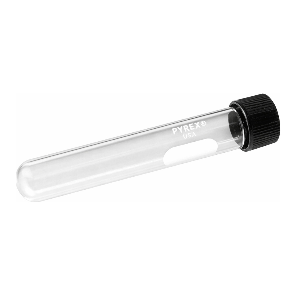 Merck Pyrex culture tubes, screw cap with PTFE liner