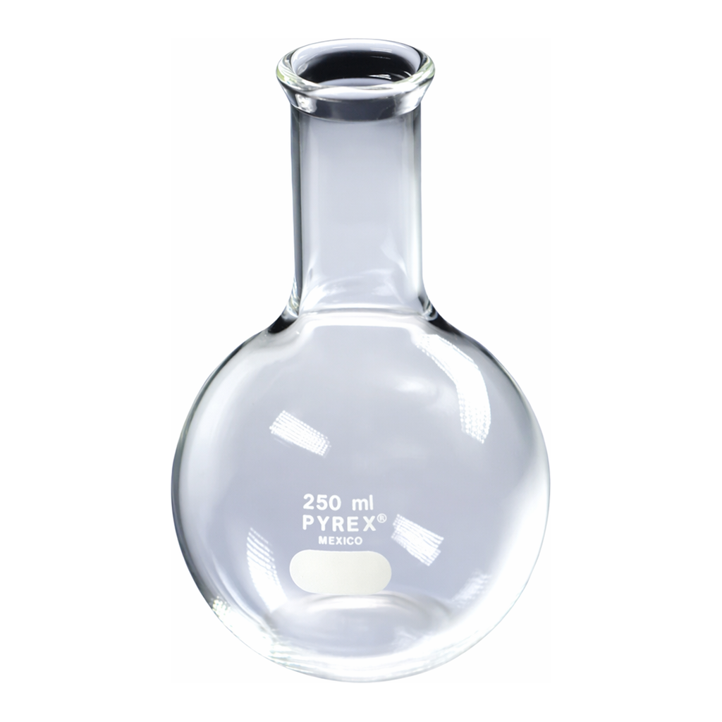 Merck Pyrex Florence flat-bottom flask