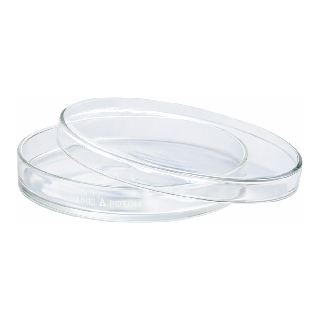 Merck Pyrex petri dishes