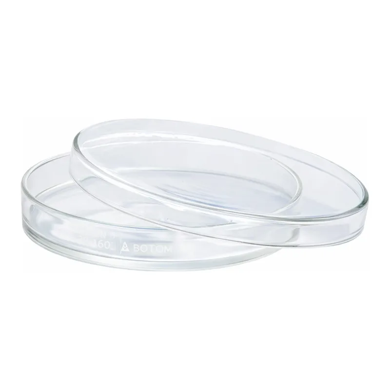 Merck Pyrex petri dishes
