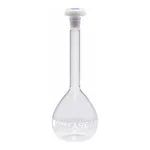 Merck Pyrex Volumetric flask, heavy duty, class A, works certified, USP/ISO/DIN tolerances