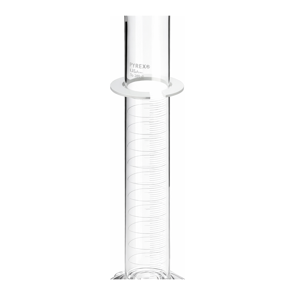 Merck Pyrex single metric scale graduated cylinder, calibrated to deliver