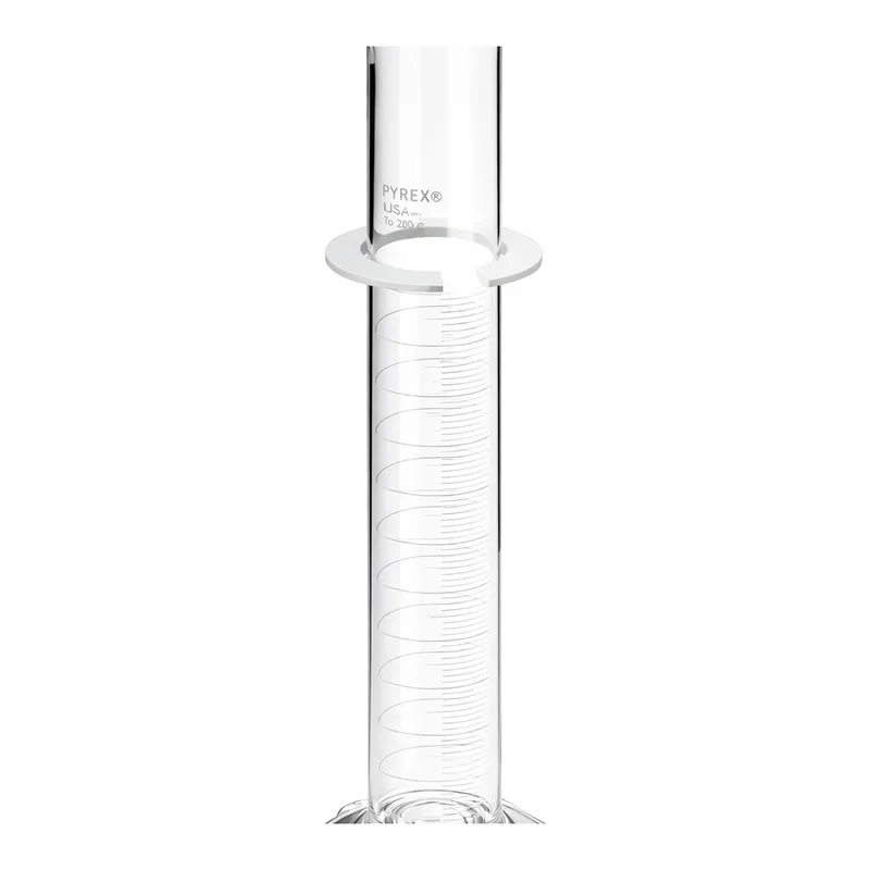 Merck Pyrex single metric scale graduated cylinder, calibrated to deliver