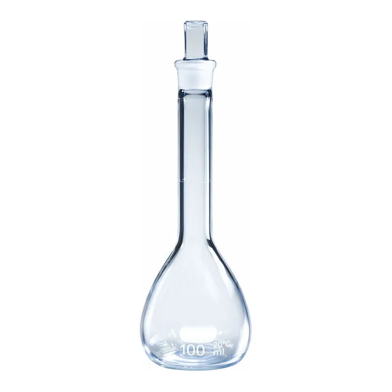 Merck Pyrex volumetric flask, class A with Pyrex ST stopper
