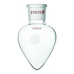 Merck Synthware pear shaped flask