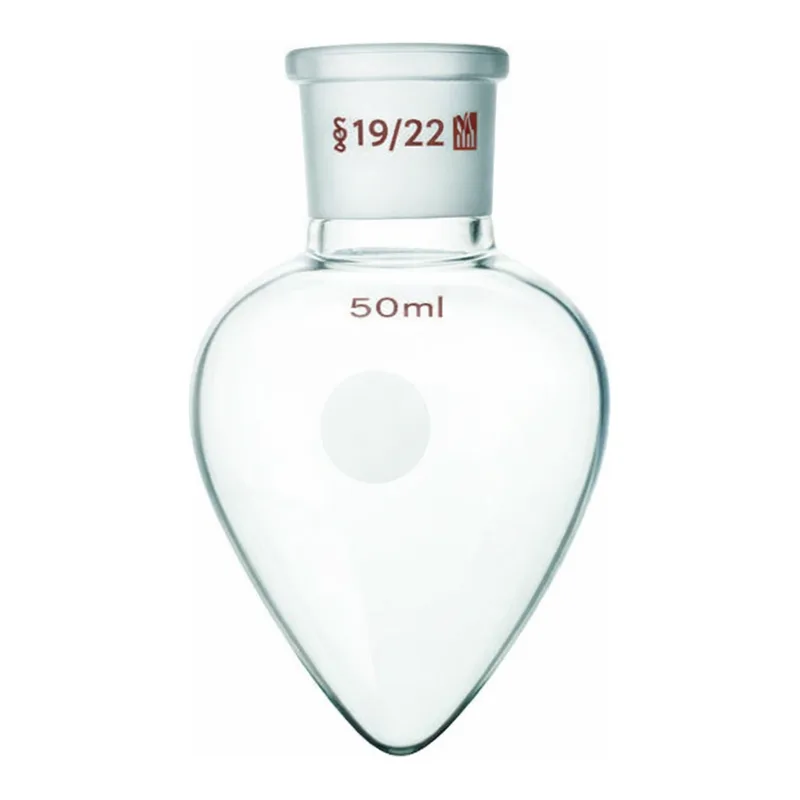 Merck Synthware pear shaped flask