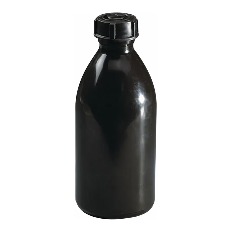 Merck BRAND amber narrow-mouth bottle, LDPE, with screw cap