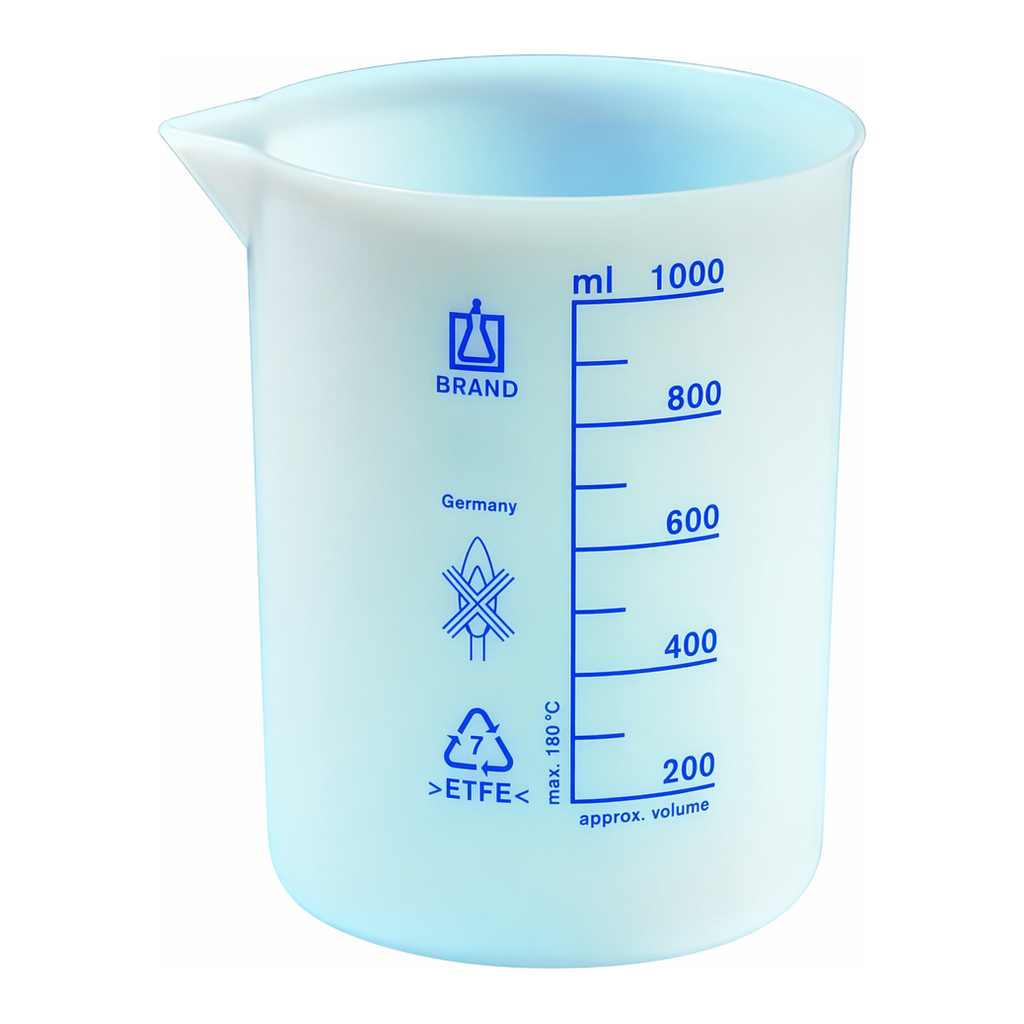 Merck BRAND ETFE beaker with spout, low form