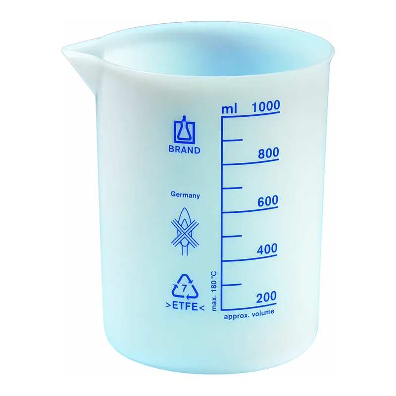 Merck BRAND ETFE beaker with spout, low form