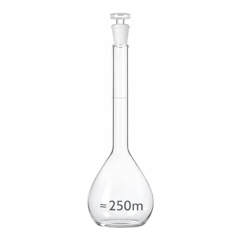 Merck BRAND BLAUBRAND volumetric flask, glass stopper, clear glass