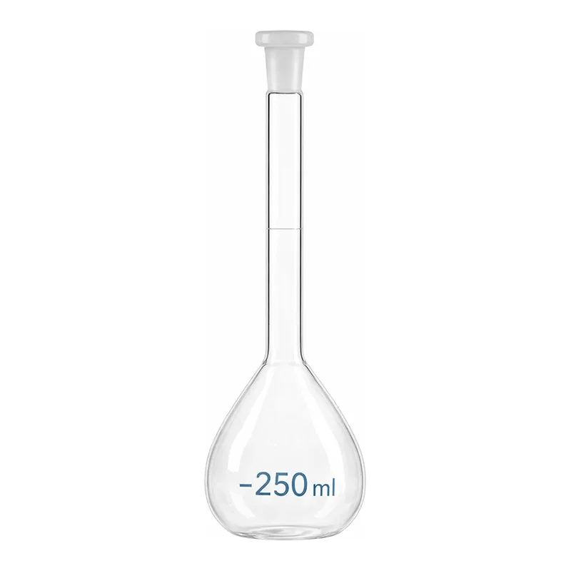 Merck BRAND BLAUBRAND volumetric flask, PP stopper, clear glass