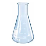 Merck BRAND Erlenmeyer flask with beaded rim and graduation, wide mouth