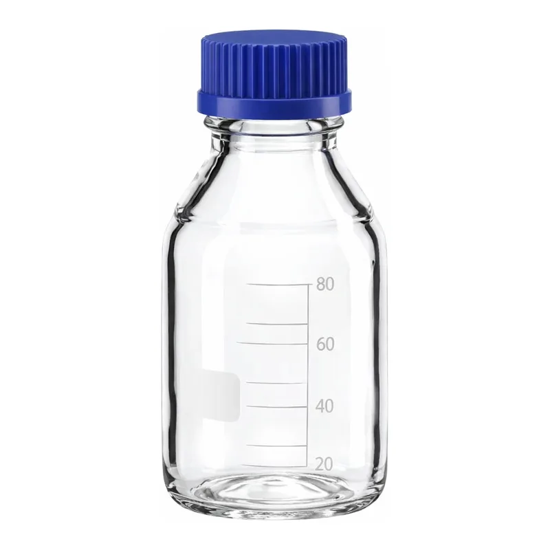 Merck BRAND laboratory bottle, graduated with screw cap