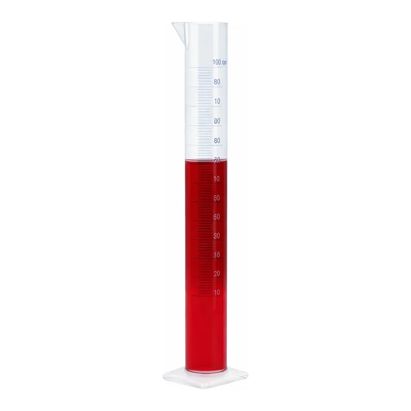 Merck BRAND graduated cylinder, PP, with blue printed scale or embossed scale