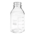 Merck Pyrex Media-Lab Bottles, with-out cap and pouring ring, with printed trace code