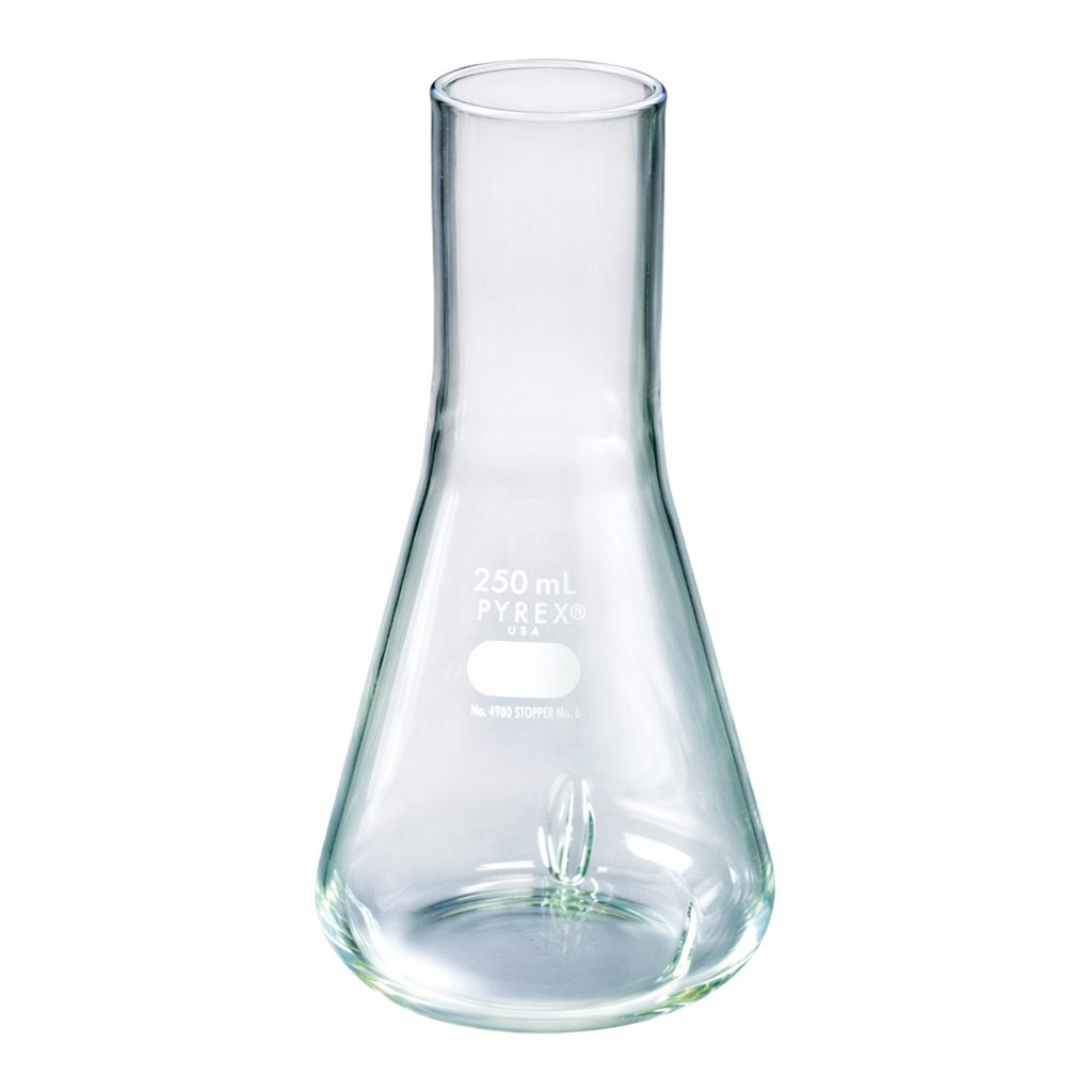 Merck Pyrex baffled shaker flasks