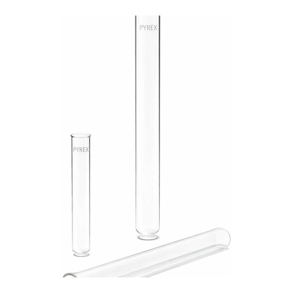 Merck Pyrex Test tubes, without rim, medium wall
