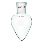 Merck Synthware pear shaped flask